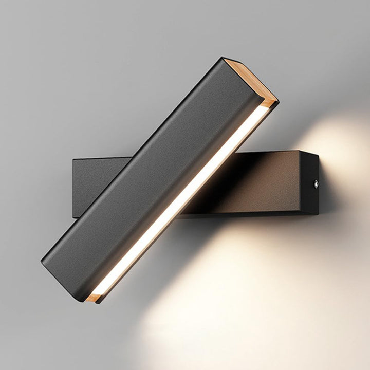 Olvynora Applique Murale Bois Minimaliste Rotative - Neutralighting