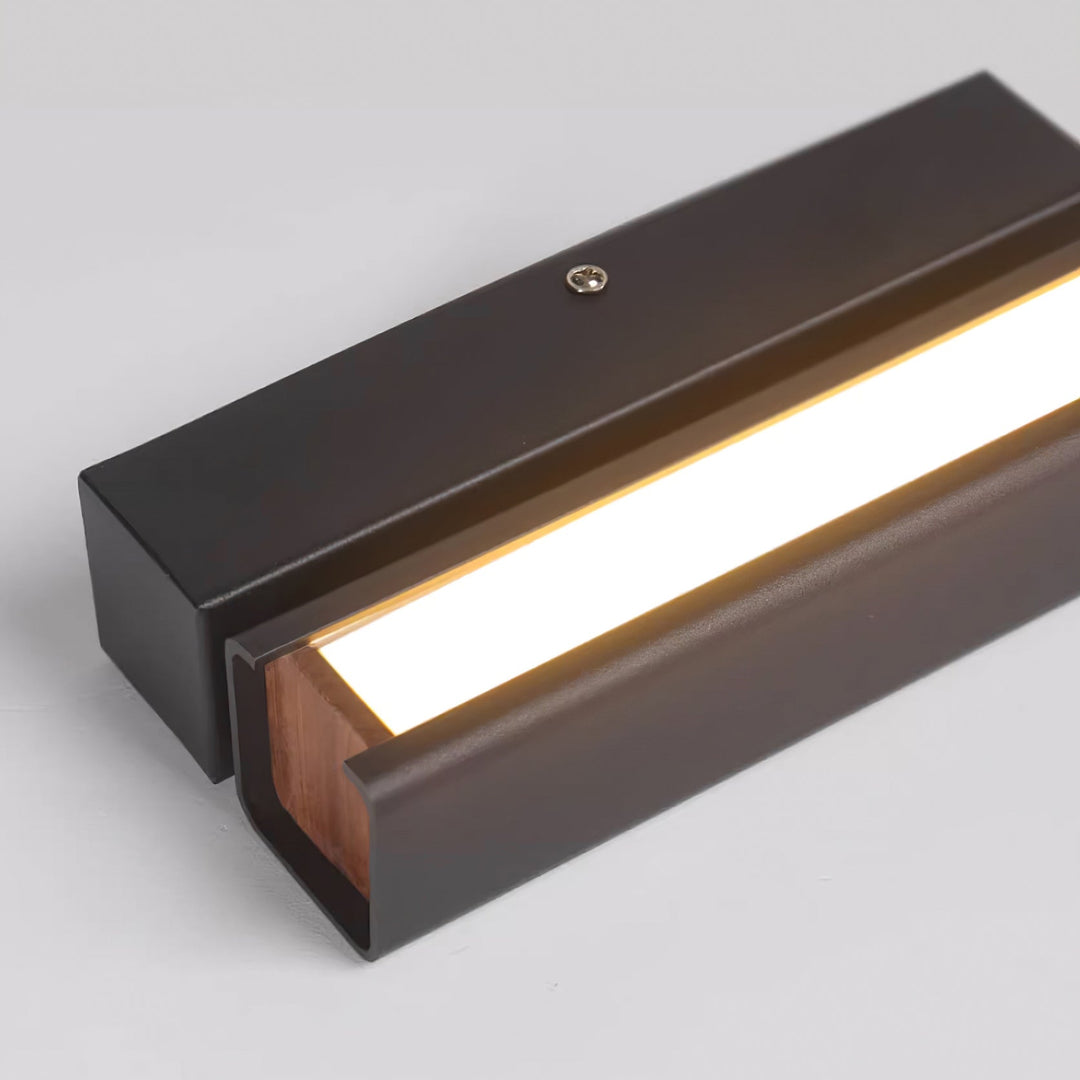 Olvynora Applique Murale Bois Minimaliste Rotative - Neutralighting