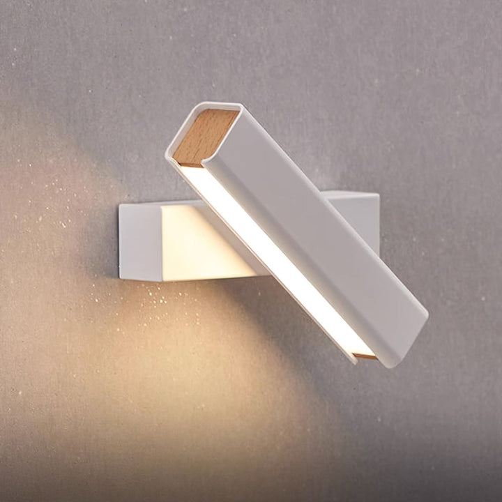 Olvynora Applique Murale Bois Minimaliste Rotative - Neutralighting