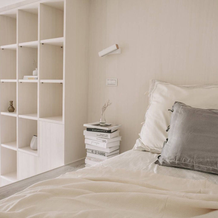 Olvynora Applique Murale Bois Minimaliste Rotative - Neutralighting