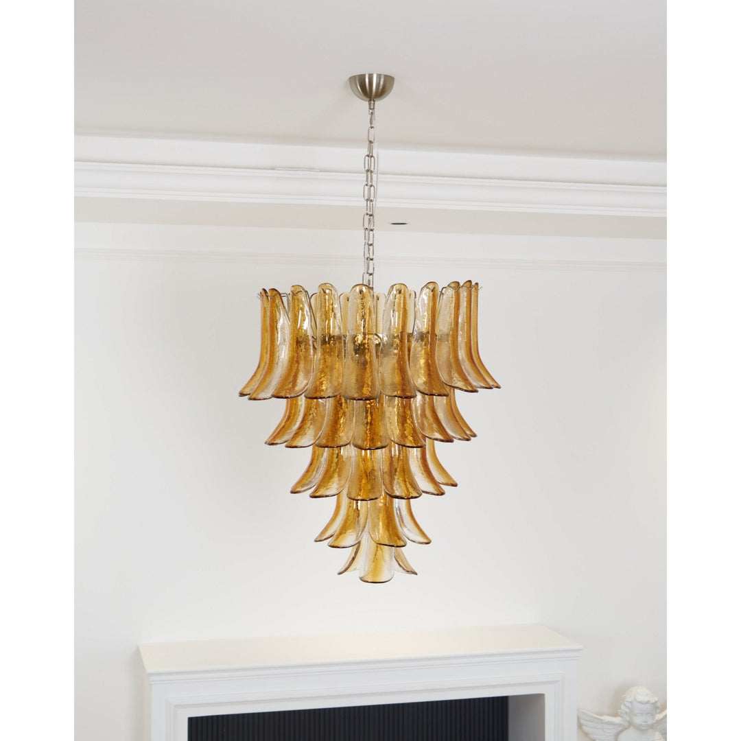 Aurora Chandelier en Verre Ambre - Neutralighting