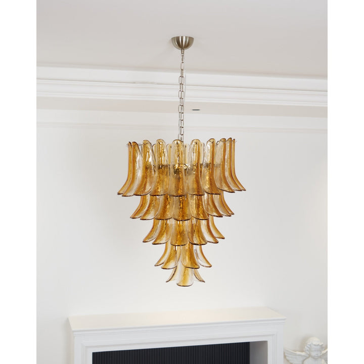 Aurora Chandelier en Verre Ambre - Neutralighting