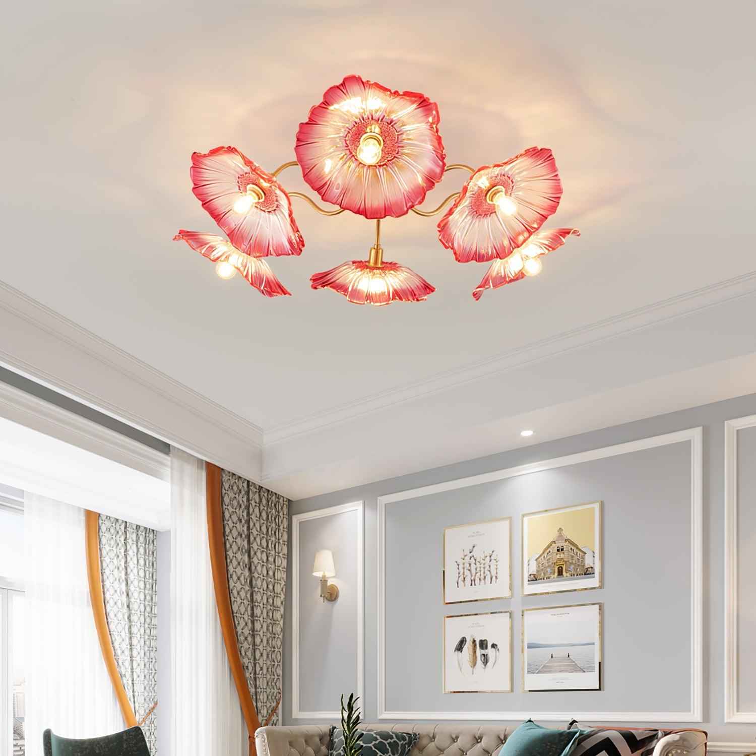 Plafonnier Ryne Verre LED