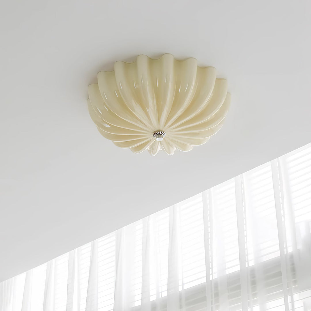 Aurora Ceiling Lamp Murano Blown Glass Shell Inspired - Neutralighting