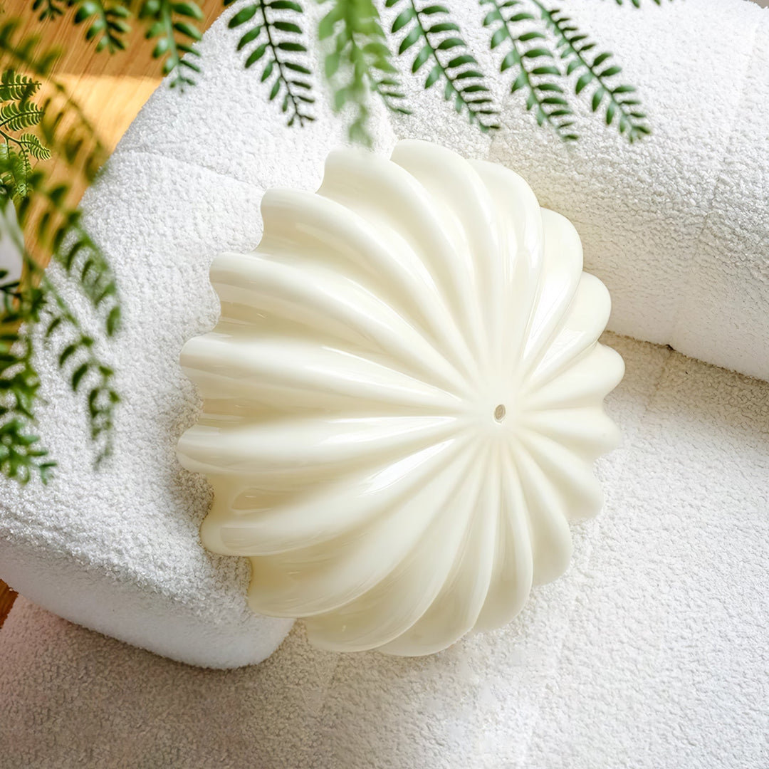Aurora Ceiling Lamp Murano Blown Glass Shell Inspired - Neutralighting
