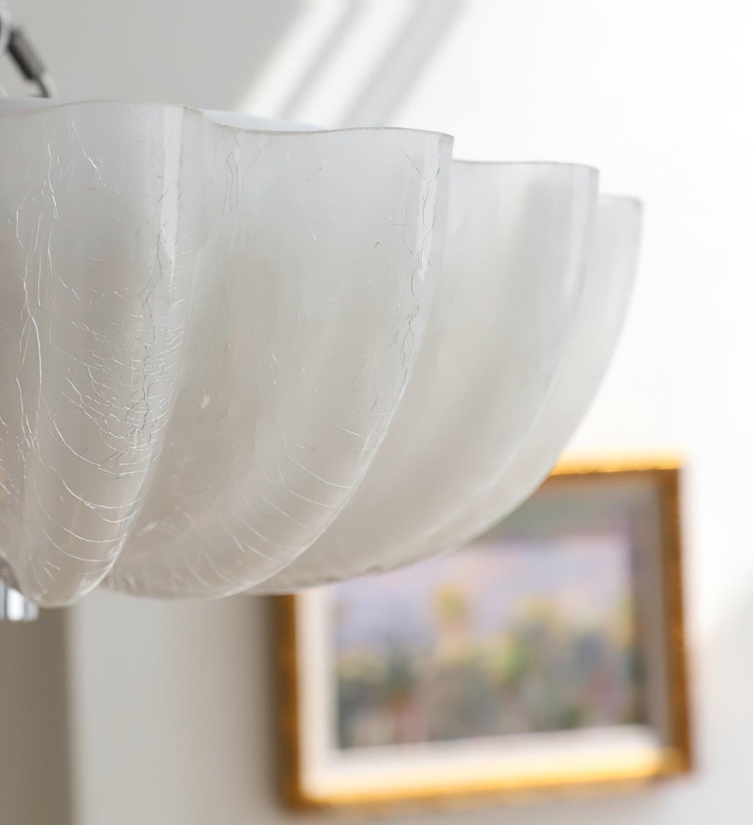 Aurora Ceiling Lamp Murano Blown Glass Shell Inspired - Neutralighting
