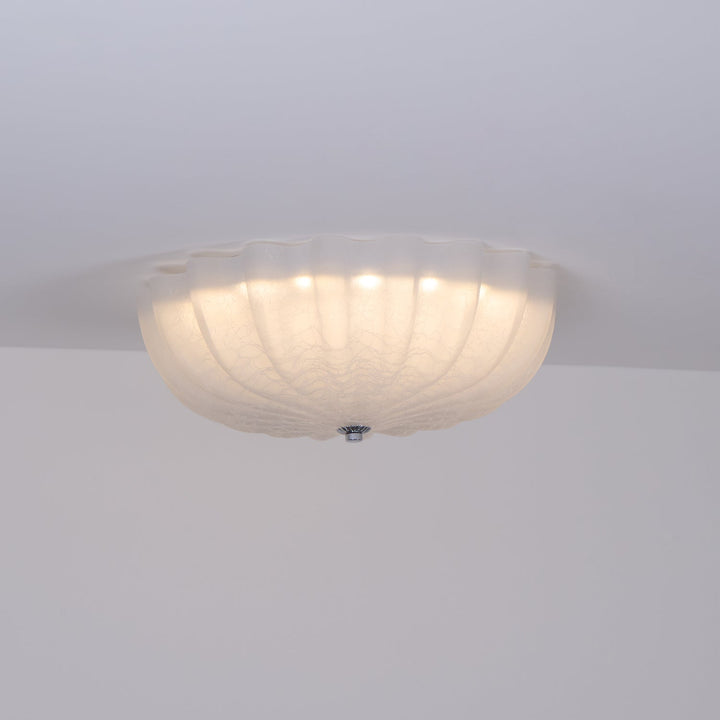 Aurora Ceiling Lamp Murano Blown Glass Shell Inspired - Neutralighting