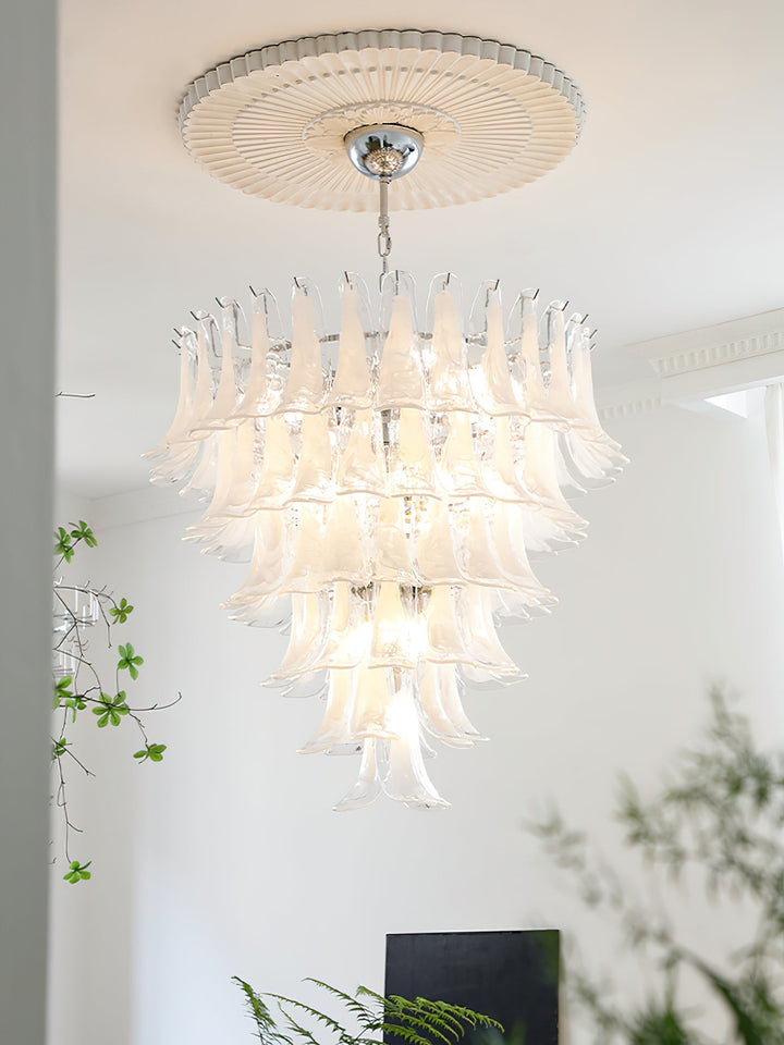 Aurora Lustre Pétales en Verre de Murano Vintage - Neutralighting