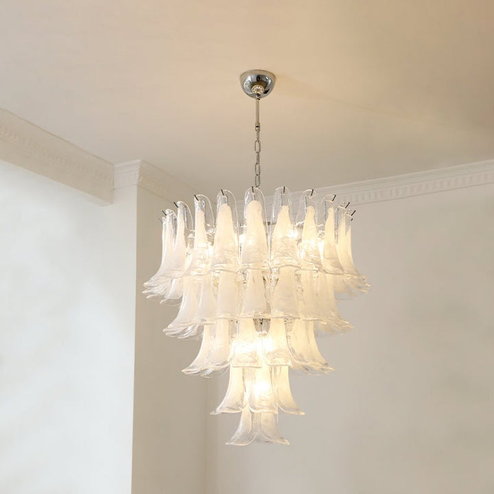 Aurora Lustre Pétales en Verre de Murano Vintage - Neutralighting
