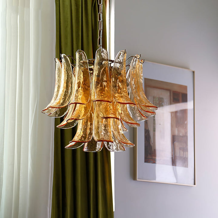 Aurora Lustre Pétales en Verre de Murano Vintage - Neutralighting