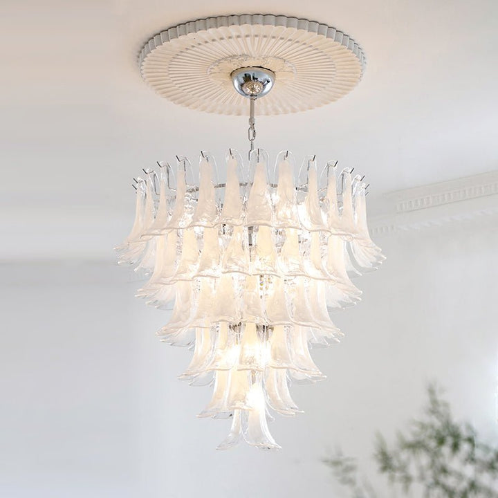 Aurora Lustre Pétales en Verre de Murano Vintage - Neutralighting