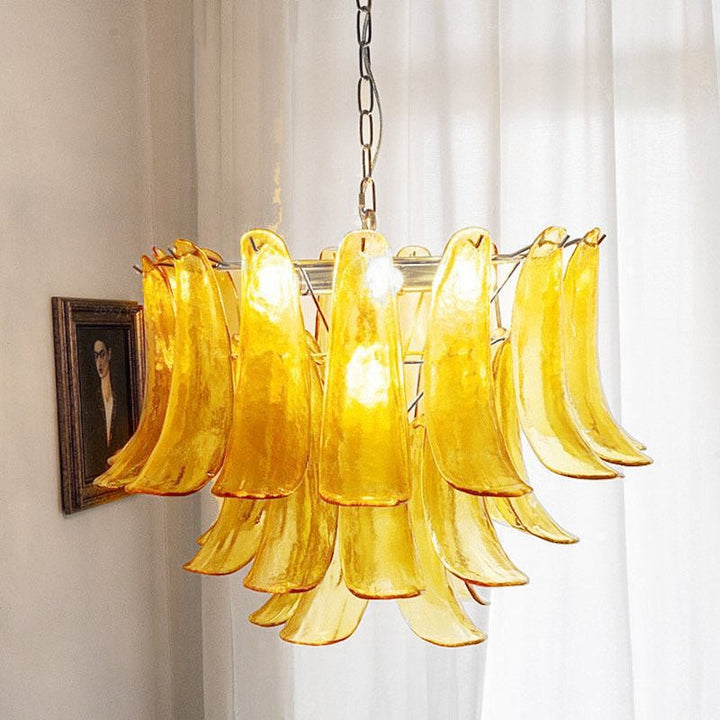 Aurora Lustre Pétales en Verre de Murano Vintage - Neutralighting