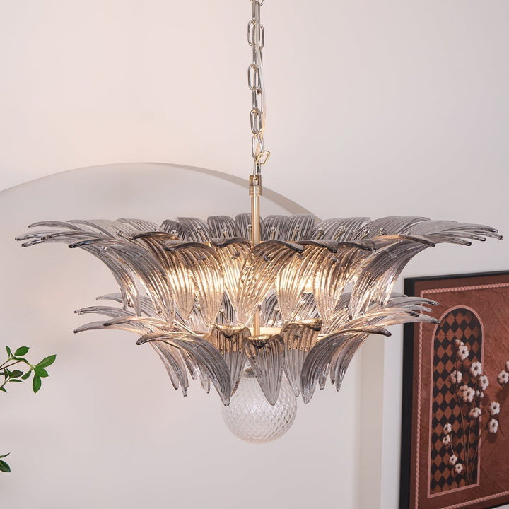 Aurora Le Lustre en Verre de Murano Clair - Neutralighting