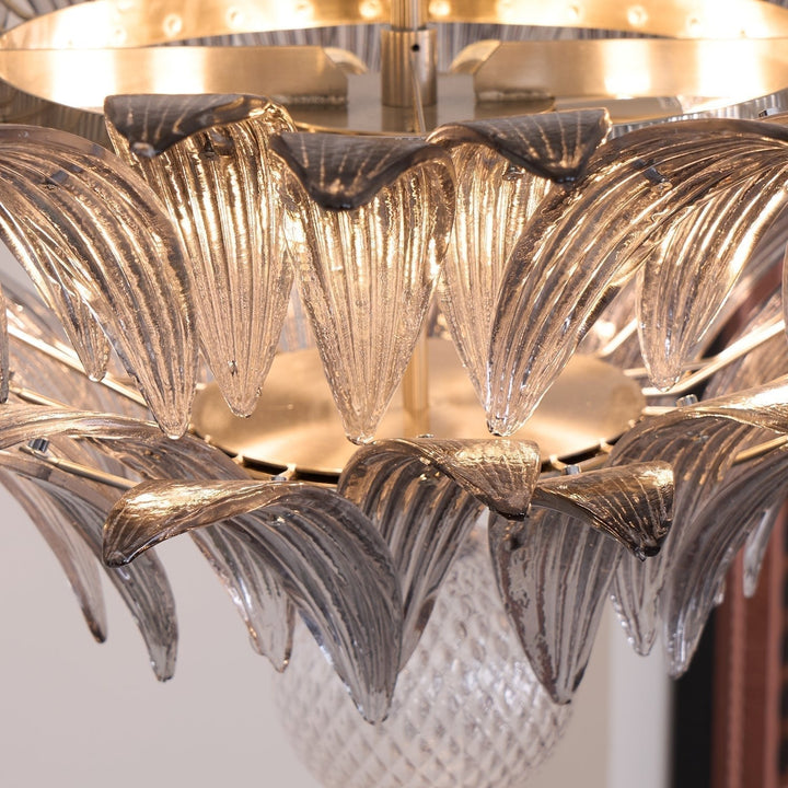 Aurora Le Lustre en Verre de Murano Clair - Neutralighting