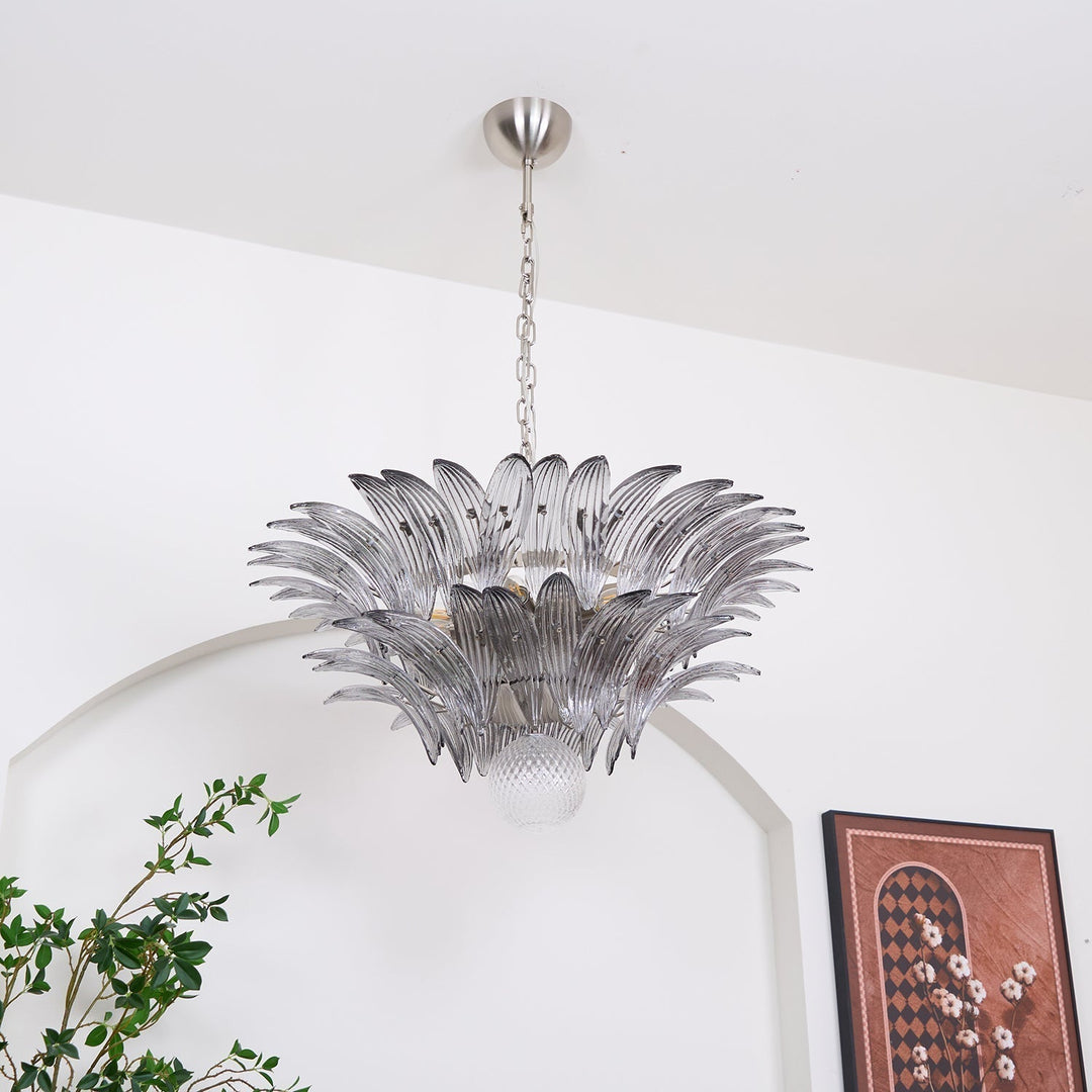 Aurora Le Lustre en Verre de Murano Clair - Neutralighting