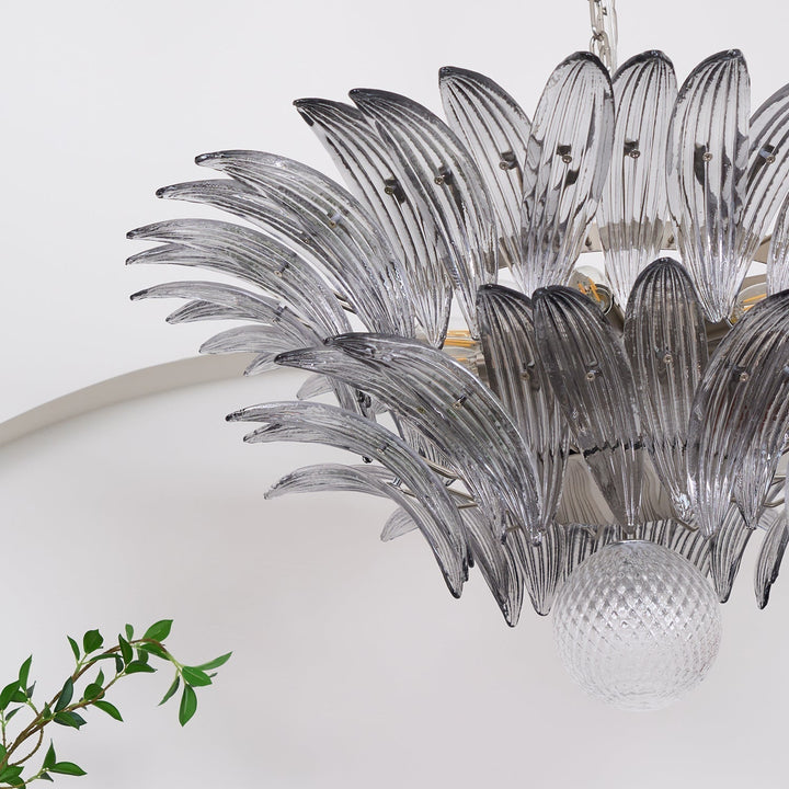 Aurora Le Lustre en Verre de Murano Clair - Neutralighting
