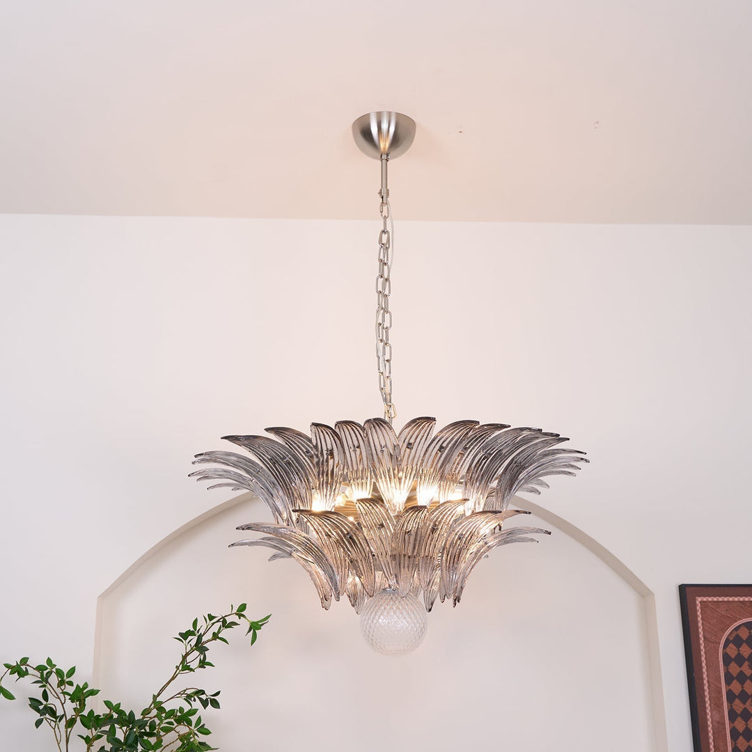 Aurora Le Lustre en Verre de Murano Clair - Neutralighting