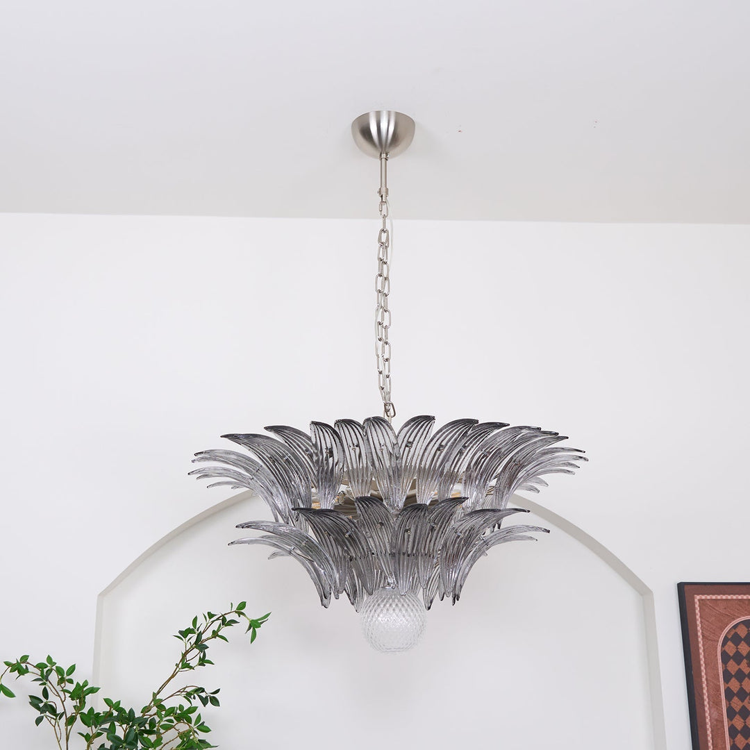 Aurora Le Lustre en Verre de Murano Clair - Neutralighting