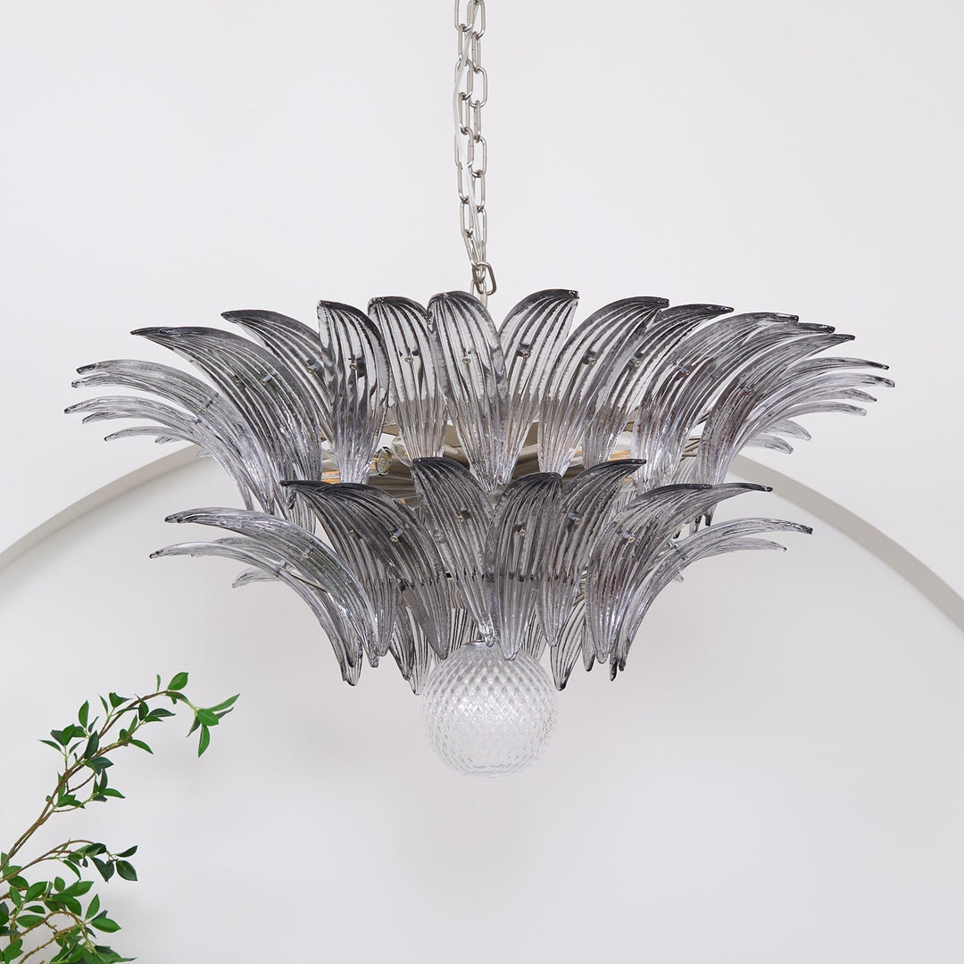 Aurora Le Lustre en Verre de Murano Clair - Neutralighting