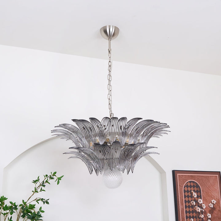 Aurora Le Lustre en Verre de Murano Clair - Neutralighting