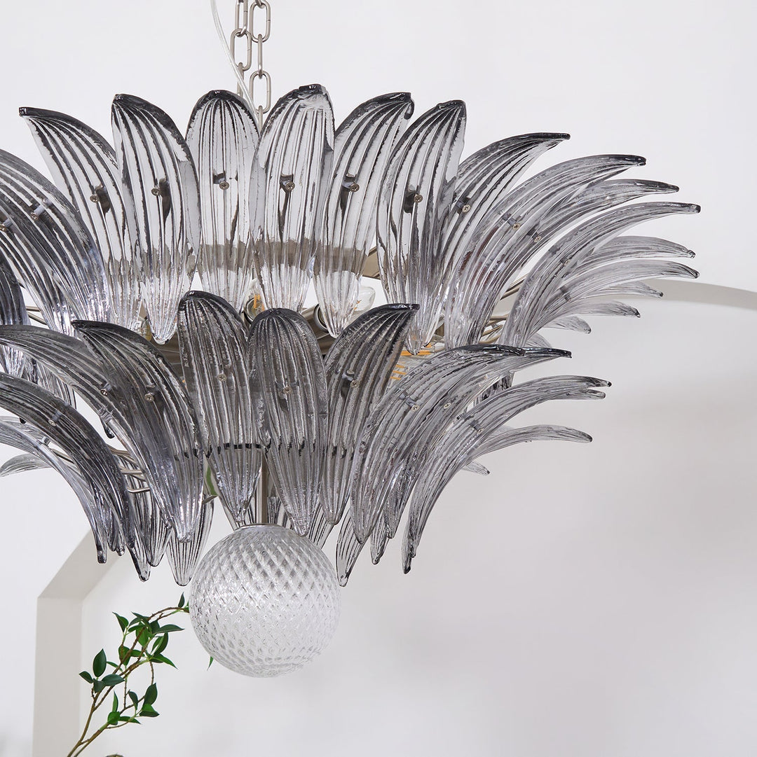 Aurora Le Lustre en Verre de Murano Clair - Neutralighting