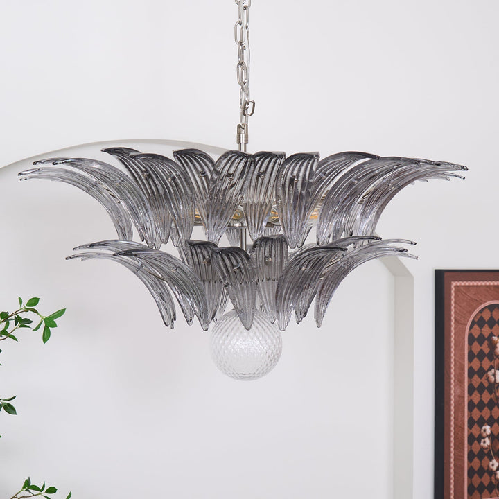 Aurora Le Lustre en Verre de Murano Clair - Neutralighting