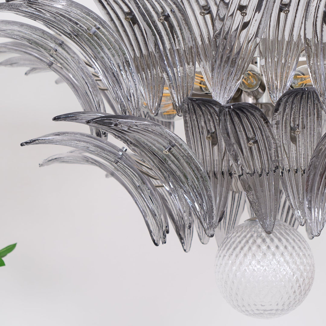 Aurora Le Lustre en Verre de Murano Clair - Neutralighting