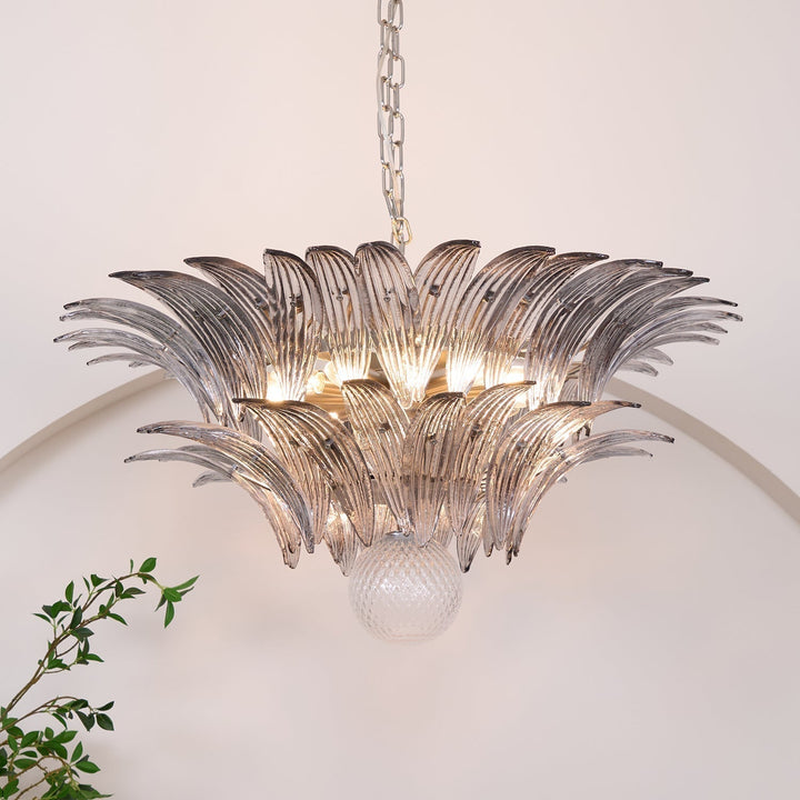 Aurora Le Lustre en Verre de Murano Clair - Neutralighting