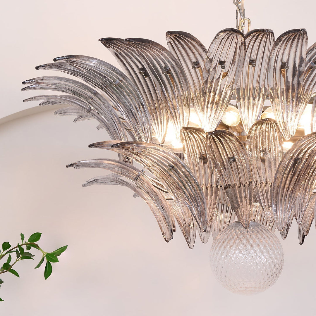 Aurora Le Lustre en Verre de Murano Clair - Neutralighting