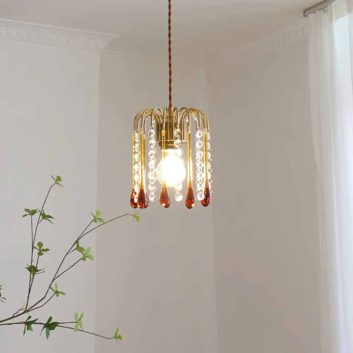 Murano Suspension en Cristal à Niveaux Cascade - Neutralighting