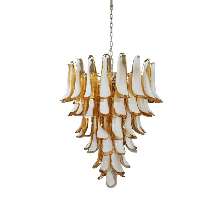 Alsorisra Lustre Postmoderne de Luxe en Verre Pétale - Neutralighting