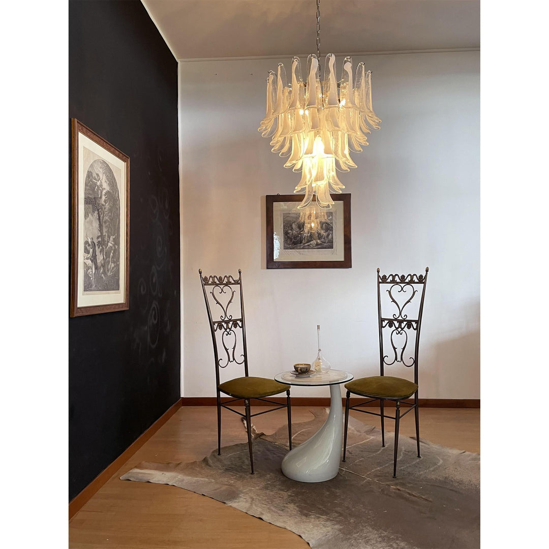 Alsorisra Lustre Postmoderne de Luxe en Verre Pétale - Neutralighting