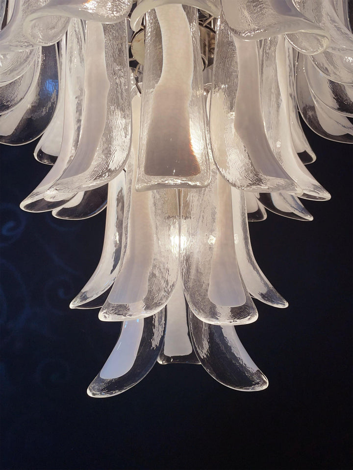 Alsorisra Lustre Postmoderne de Luxe en Verre Pétale - Neutralighting