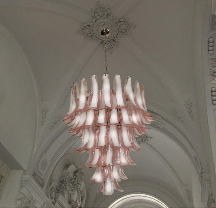 Alsorisra Lustre Postmoderne de Luxe en Verre Pétale - Neutralighting