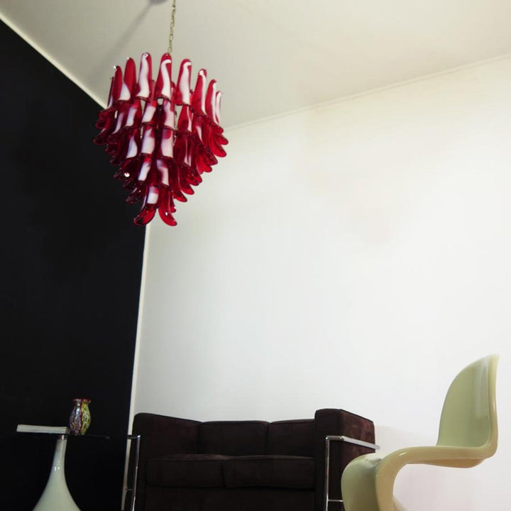 Alsorisra Lustre Postmoderne de Luxe en Verre Pétale - Neutralighting