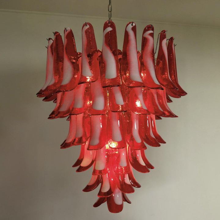 Alsorisra Lustre Postmoderne de Luxe en Verre Pétale - Neutralighting