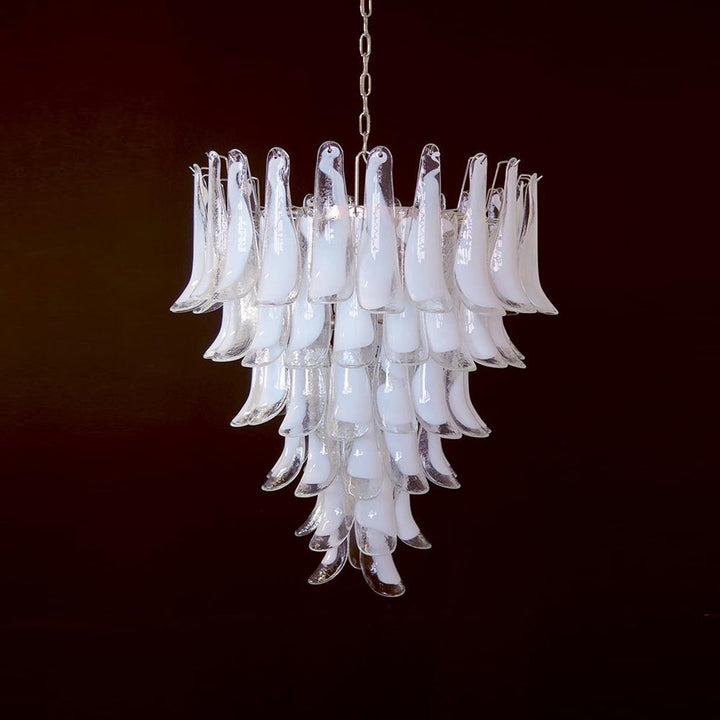Alsorisra Lustre Postmoderne de Luxe en Verre Pétale - Neutralighting