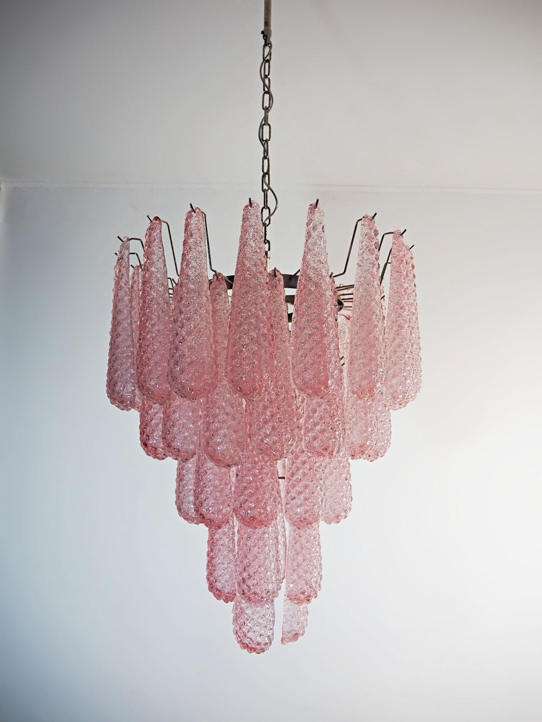 Aurora Chandelier en Verre Rose Luxe - Neutralighting