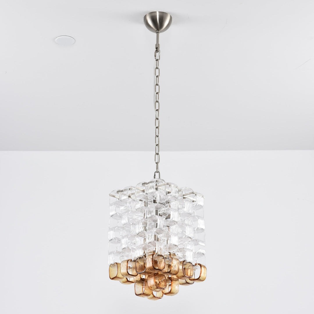 Aurora Chandelier en Verre de Murano Géométrique - Neutralighting
