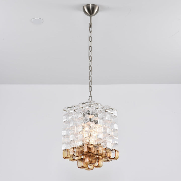 Aurora Chandelier en Verre de Murano Géométrique - Neutralighting