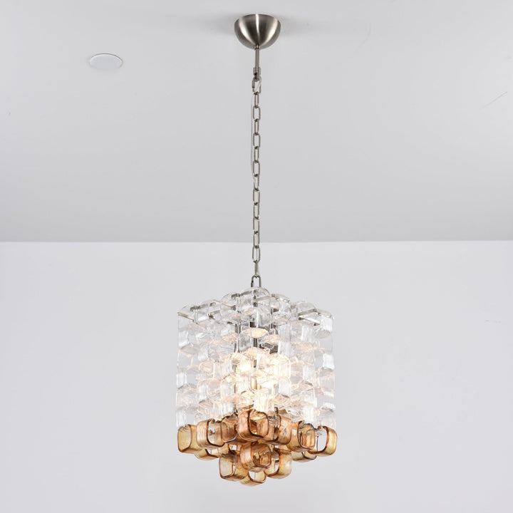 Aurora Chandelier en Verre de Murano Géométrique - Neutralighting