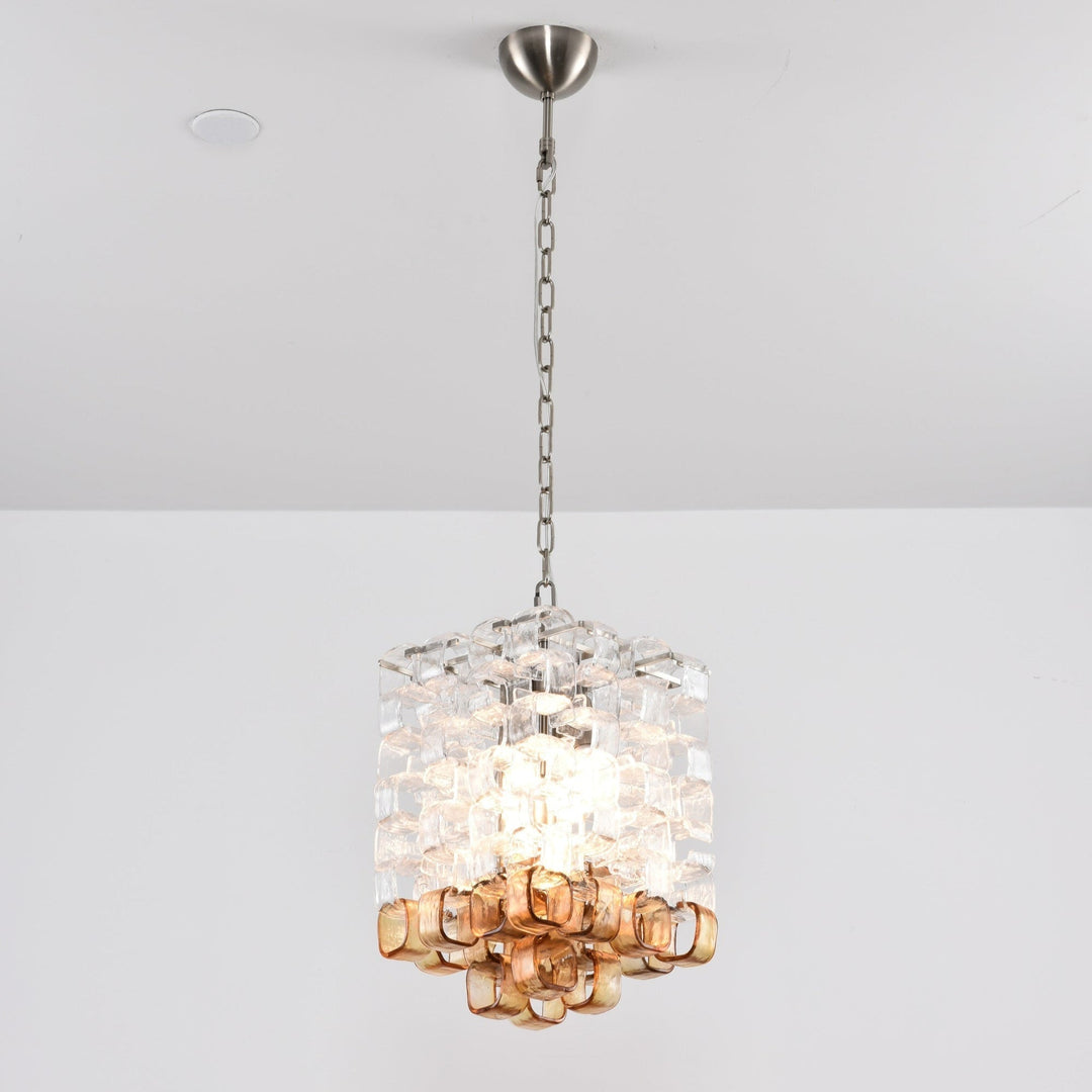 Aurora Chandelier en Verre de Murano Géométrique - Neutralighting