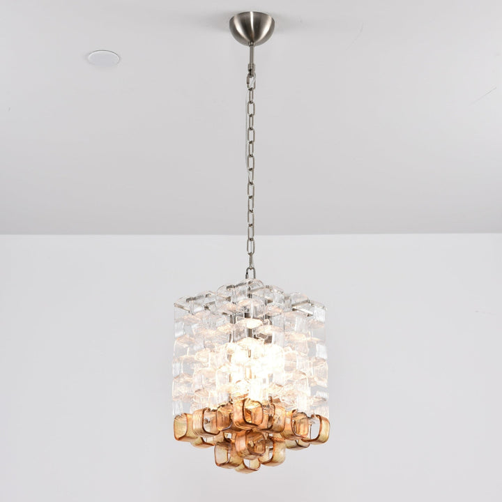 Aurora Chandelier en Verre de Murano Géométrique - Neutralighting