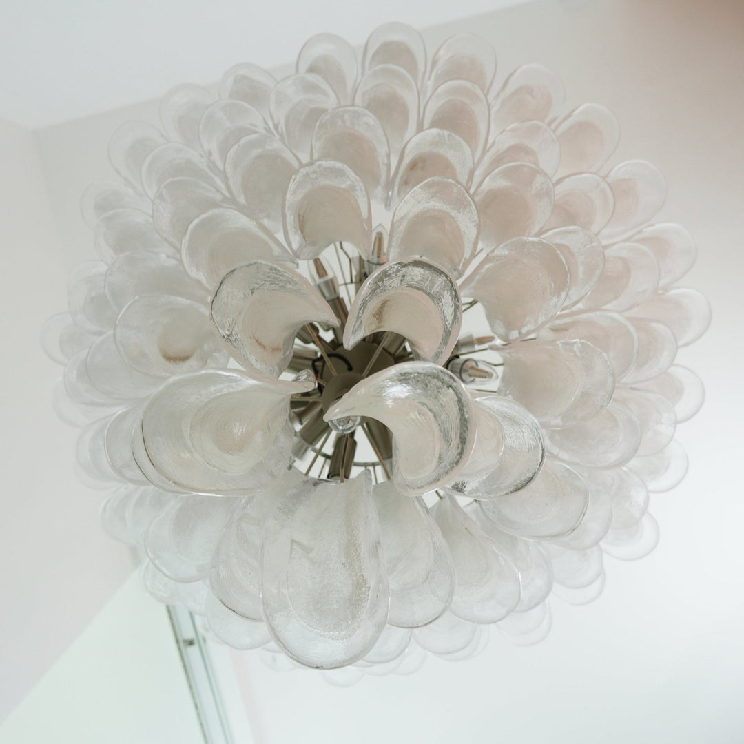 Aurora Lustre Pétales en Verre de Murano Vintage - Neutralighting