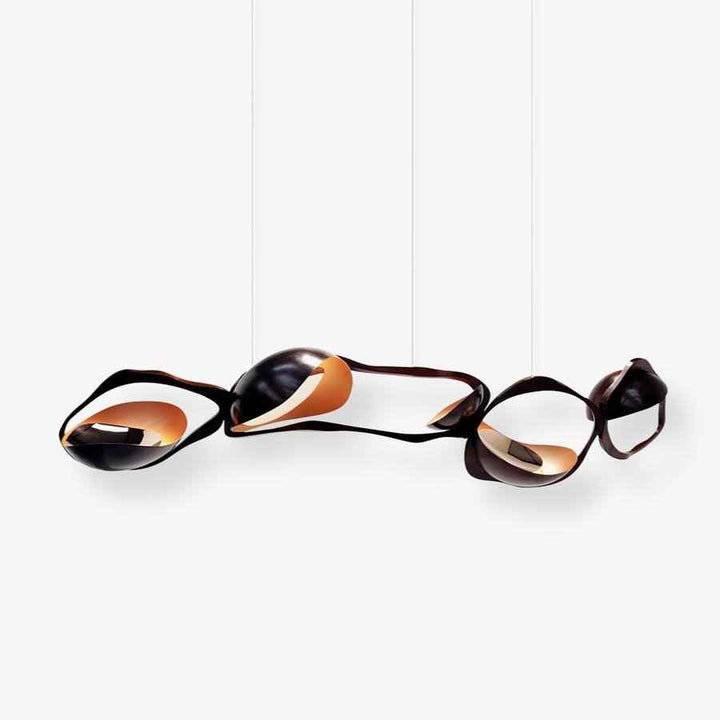 Lustra Métal 120cm Noir LED