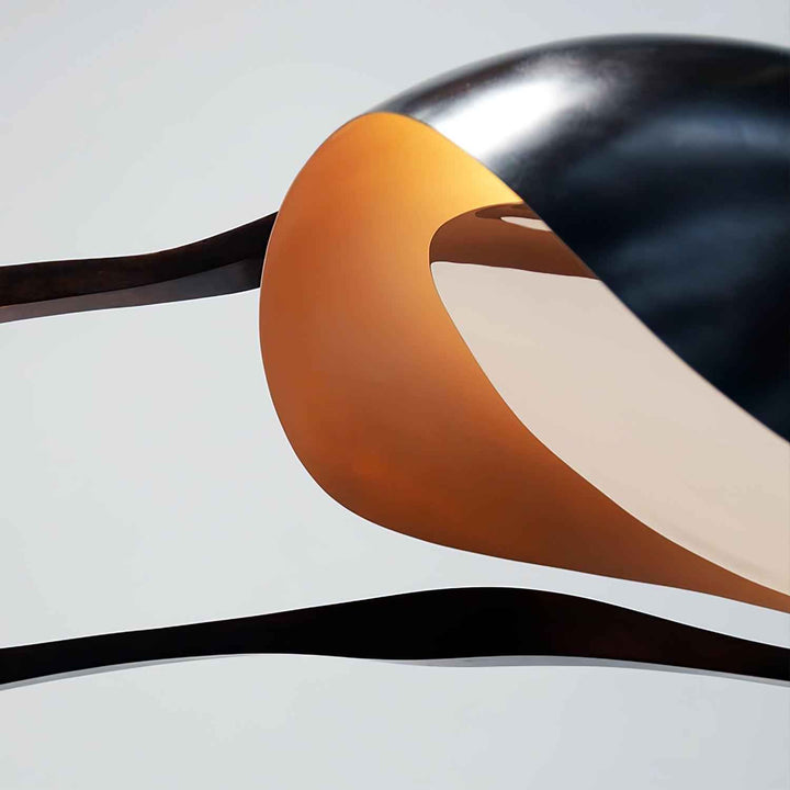 Lustra Métal 120cm Noir LED