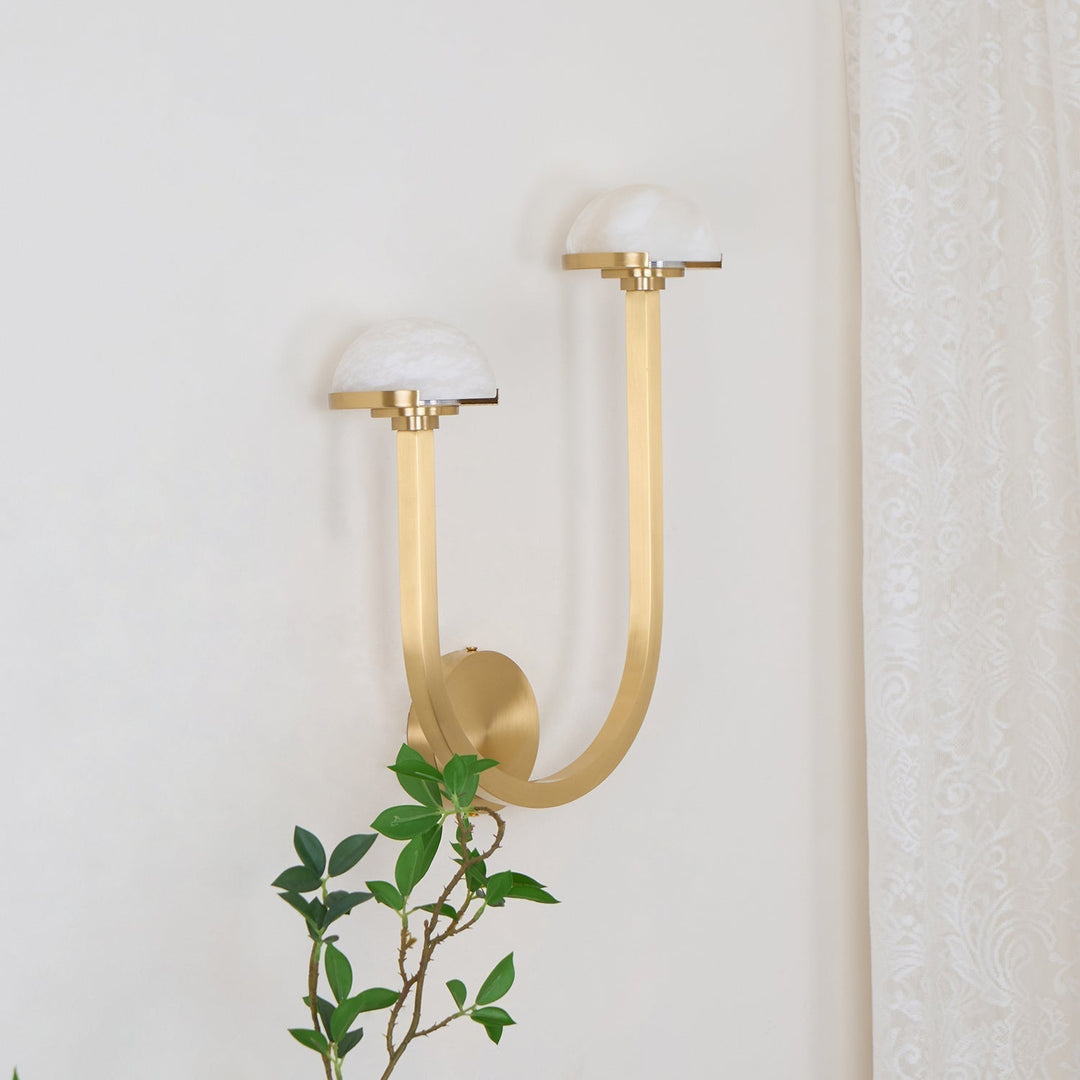 Vitalira Applique Murale Double en Albâtre - Neutralighting