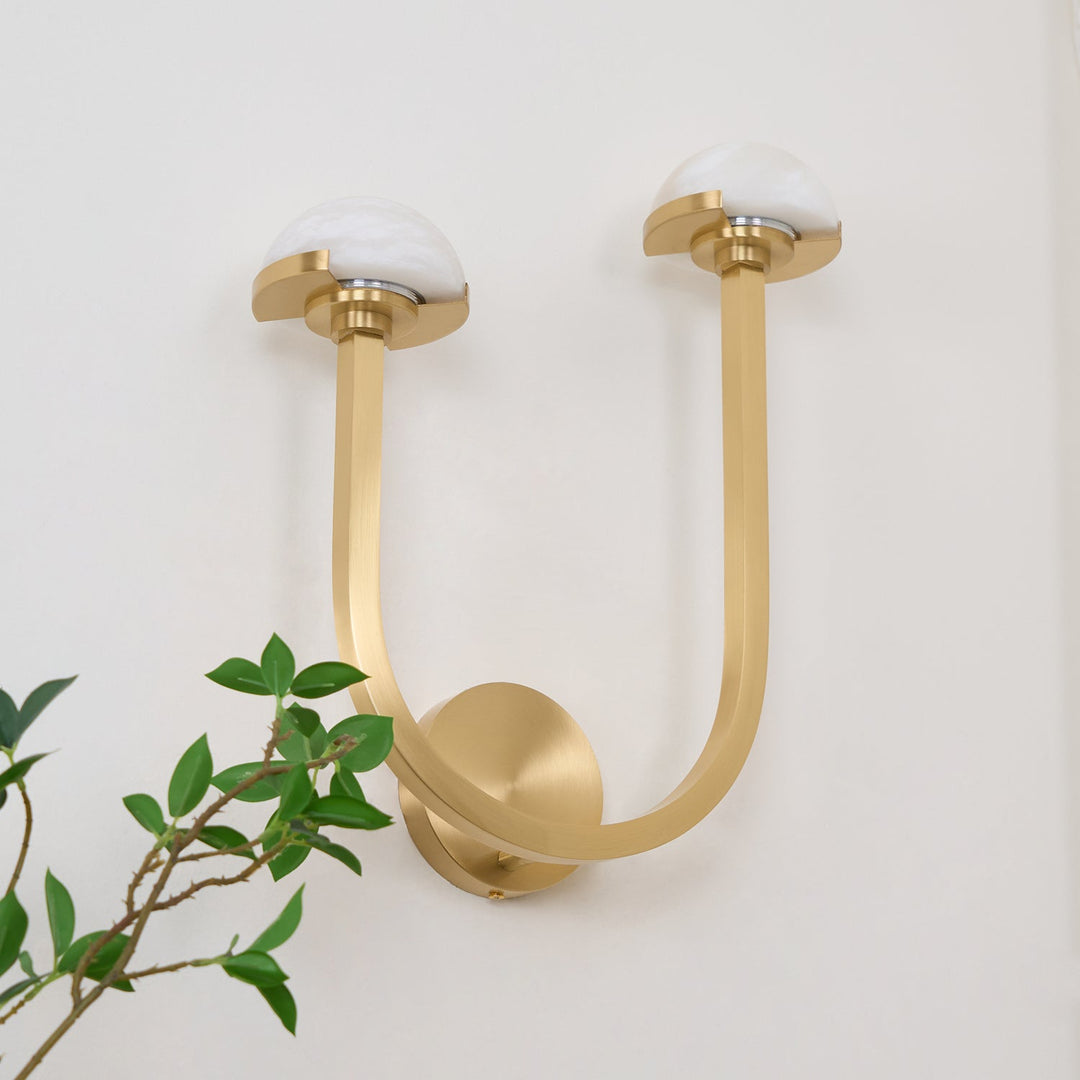 Vitalira Applique Murale Double en Albâtre - Neutralighting