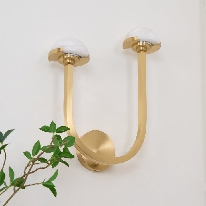 Vitalira Applique Murale Double en Albâtre - Neutralighting
