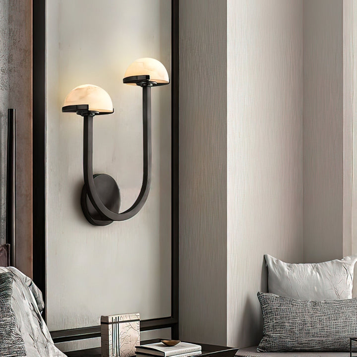 Vitalira Applique Murale Double en Albâtre - Neutralighting